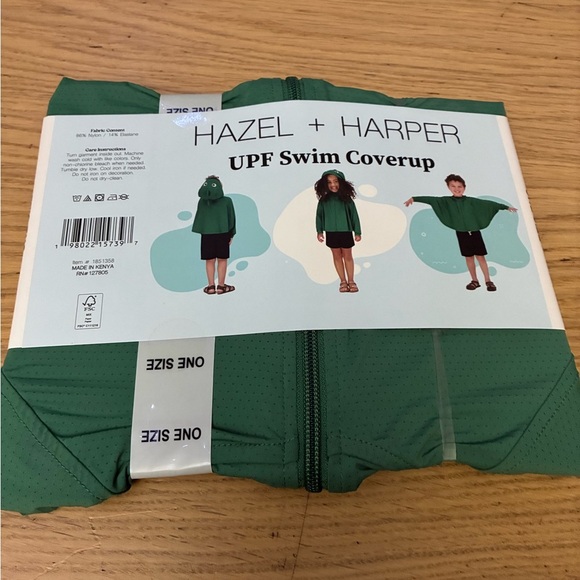 🆕Hazel + Harper UPF Swim Coverup OS 2T-4T🆕 - Picture 5 of 9